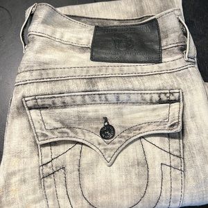 Grey Ricky true religion jeans size 32